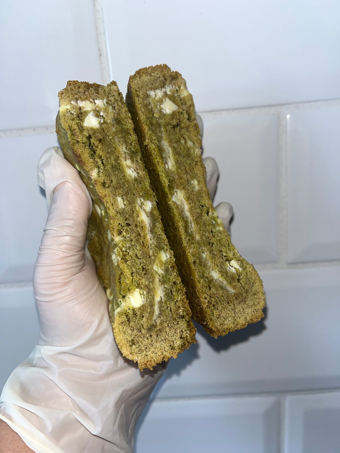 Matcha White Chocolate Deep Dish Cookie
