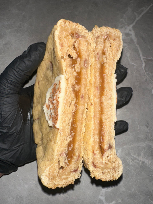 Pumpkin Spice Caramel Deep Dish Cookie